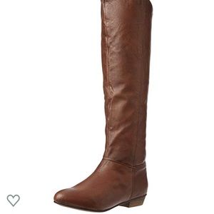 Steve Madden Tall Tan Leather Boots